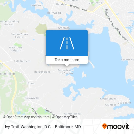 Ivy Trail map
