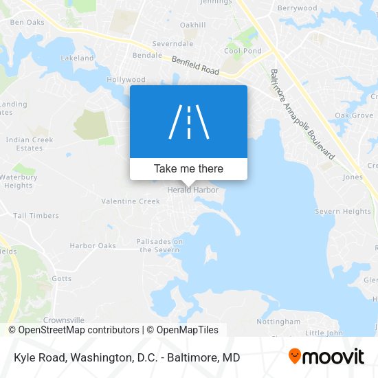 Mapa de Kyle Road