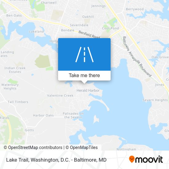 Mapa de Lake Trail