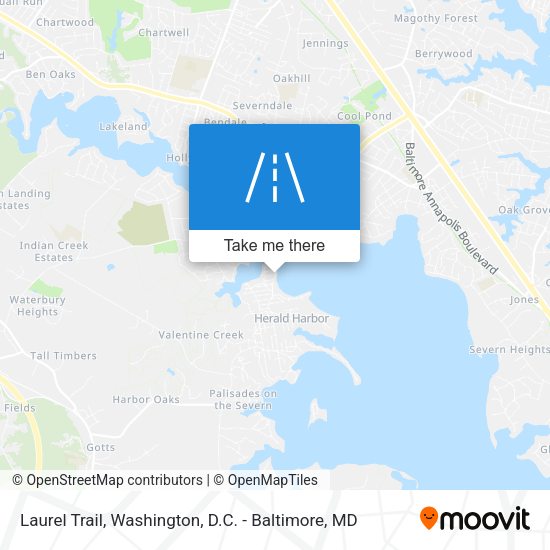 Laurel Trail map