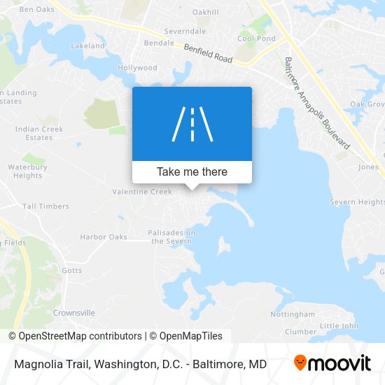 Mapa de Magnolia Trail