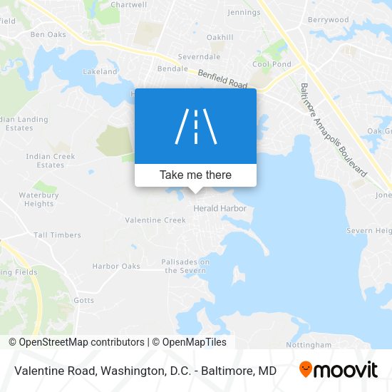 Valentine Road map