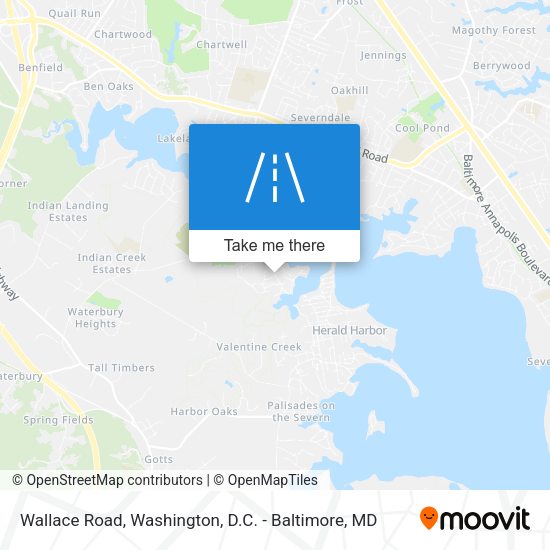 Wallace Road map
