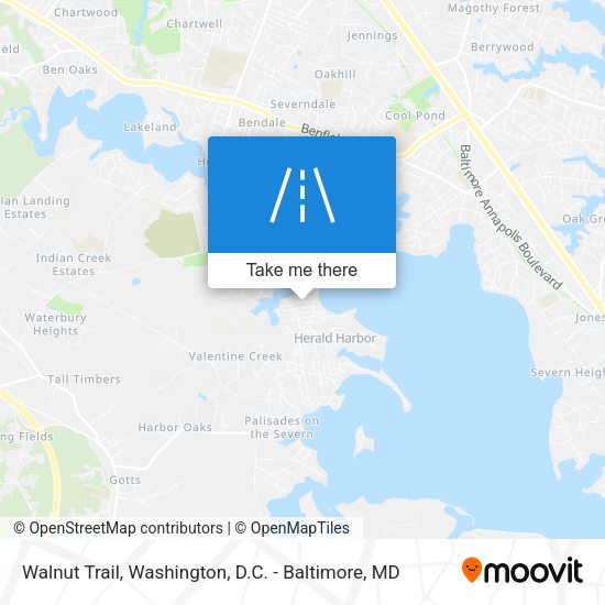 Walnut Trail map