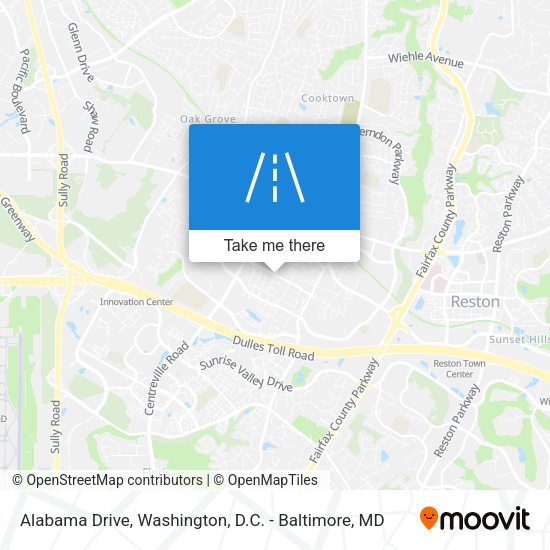 Alabama Drive map