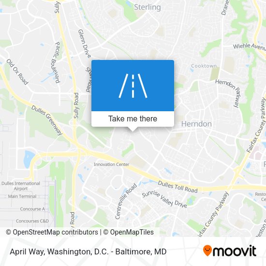 Mapa de April Way