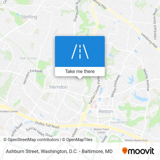 Ashburn Street map