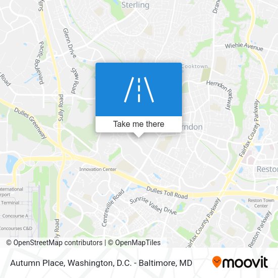 Autumn Place map