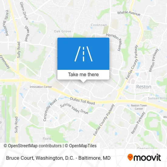Bruce Court map