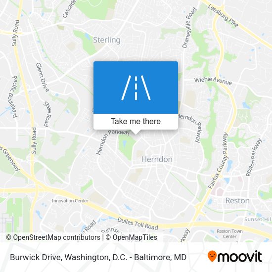 Mapa de Burwick Drive