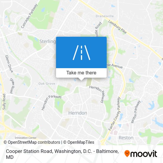 Mapa de Cooper Station Road