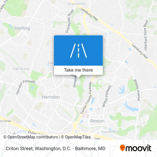 Criton Street map