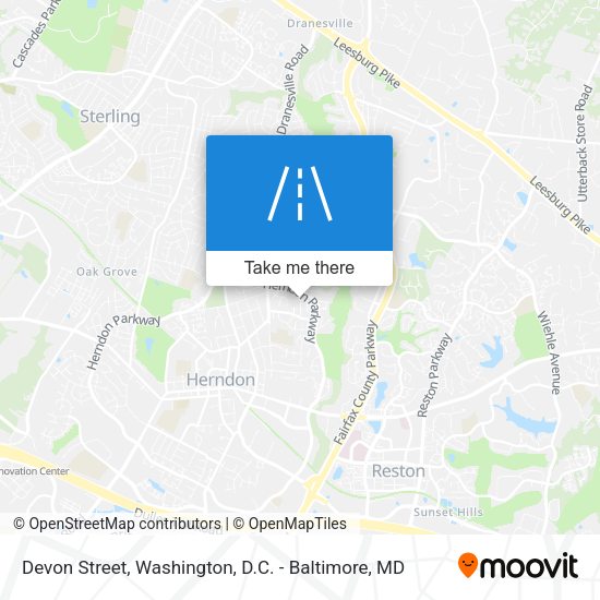 Devon Street map