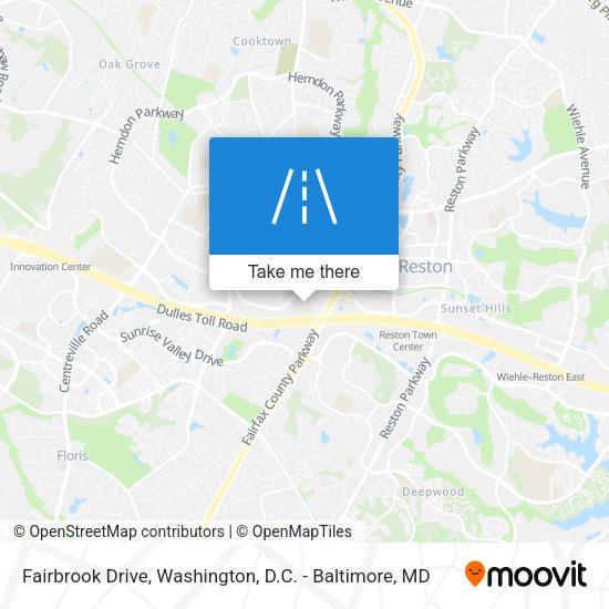 Mapa de Fairbrook Drive