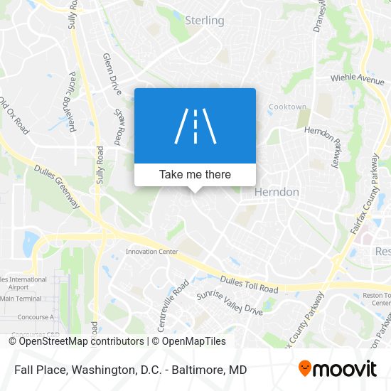 Fall Place map