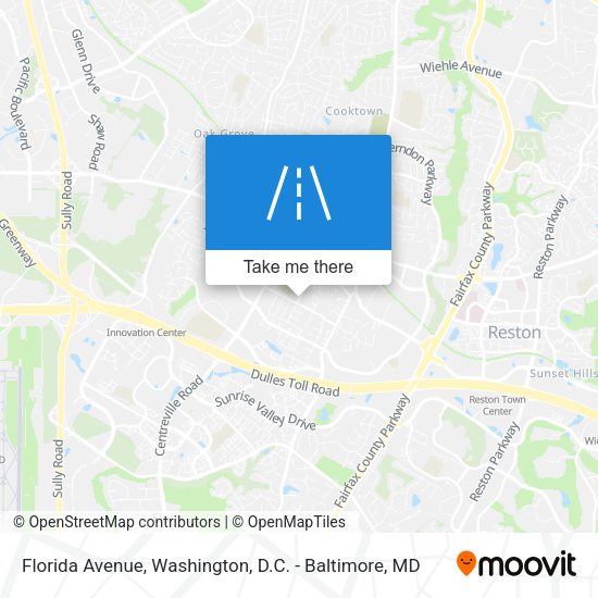 Florida Avenue map