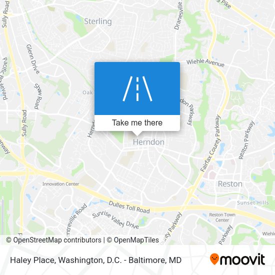Haley Place map