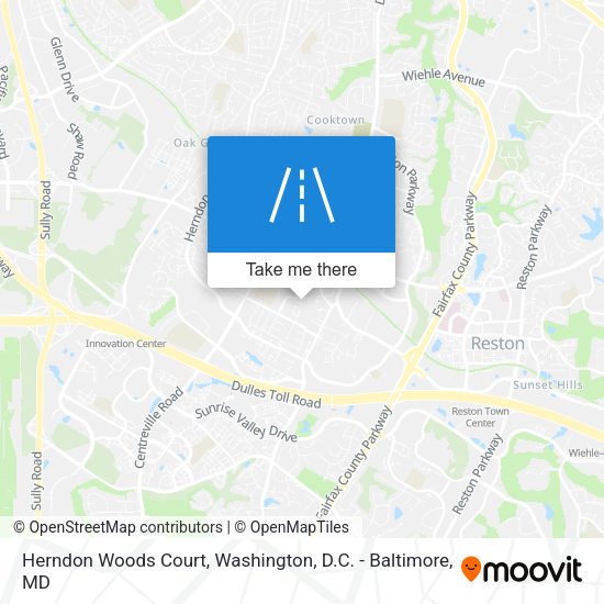 Mapa de Herndon Woods Court
