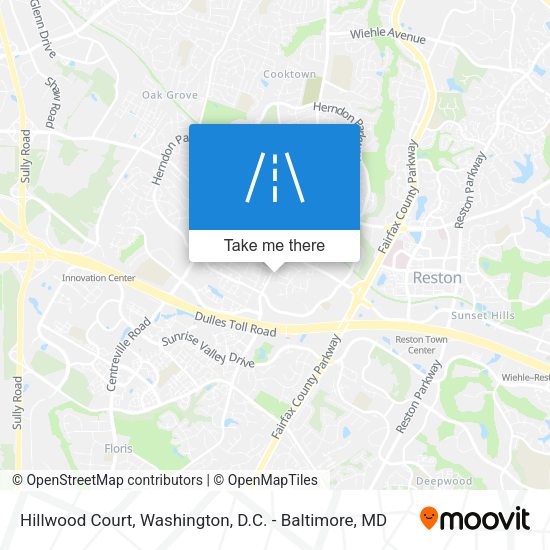 Hillwood Court map
