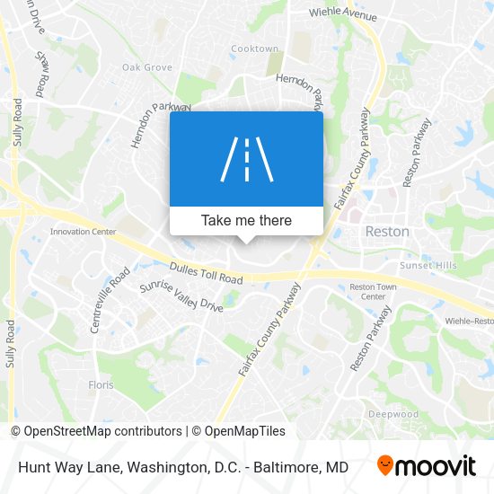 Mapa de Hunt Way Lane