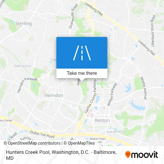 Hunters Creek Pool map