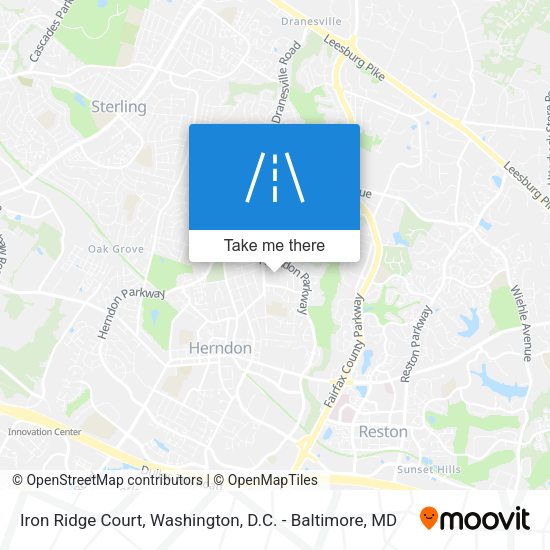 Iron Ridge Court map