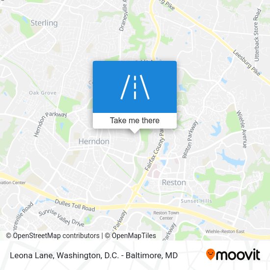 Leona Lane map