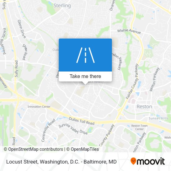 Locust Street map