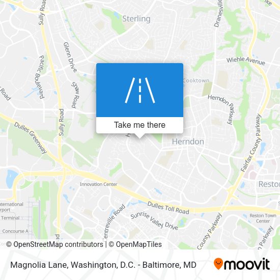 Magnolia Lane map