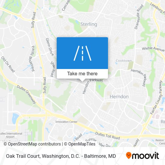 Mapa de Oak Trail Court