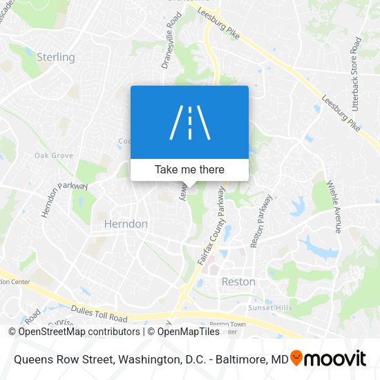 Mapa de Queens Row Street