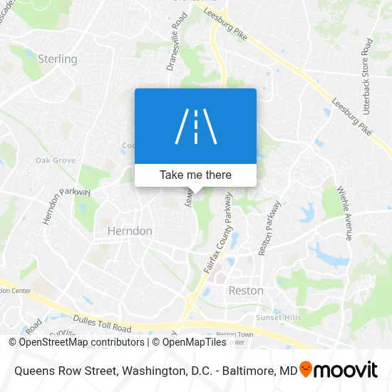 Queens Row Street map