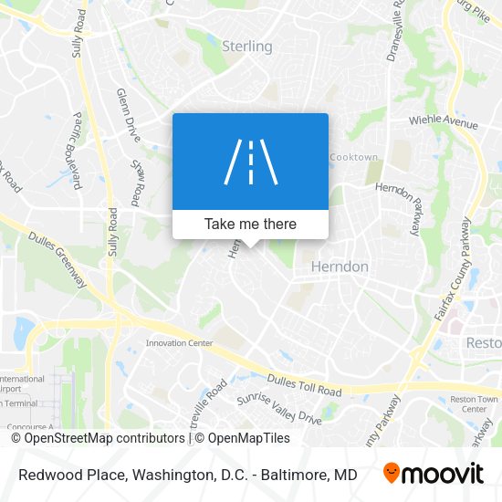 Redwood Place map
