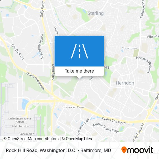 Rock Hill Road map