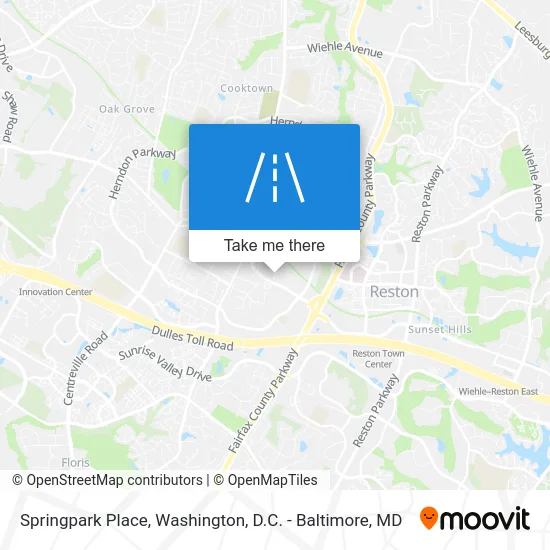 Springpark Place map