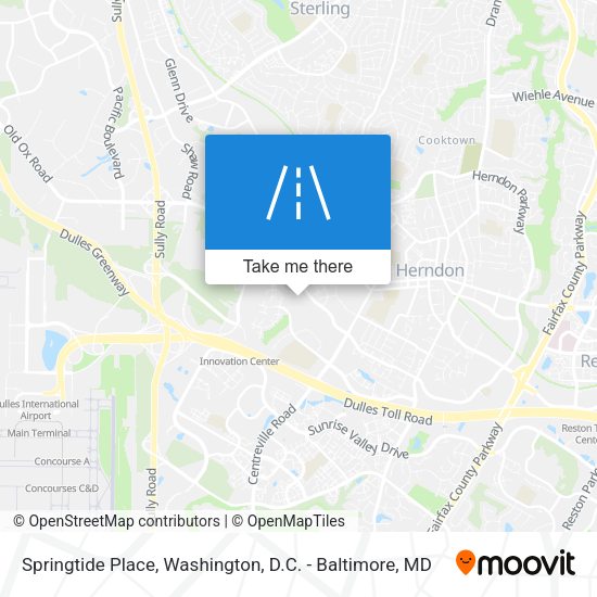 Mapa de Springtide Place