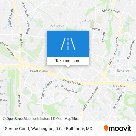 Mapa de Spruce Court