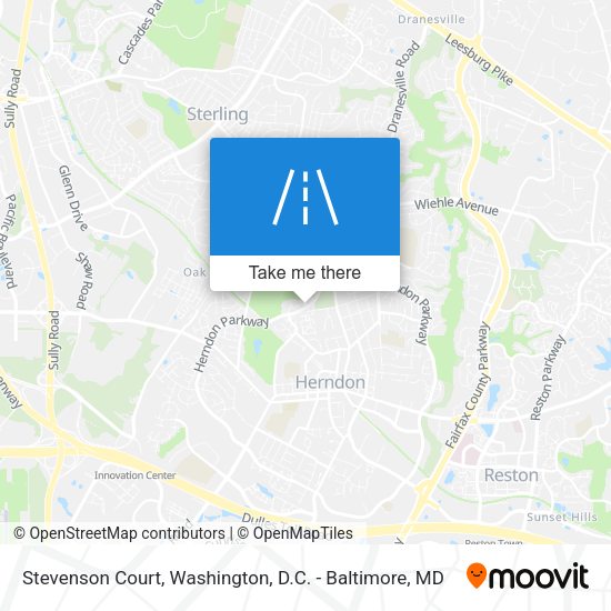 Stevenson Court map