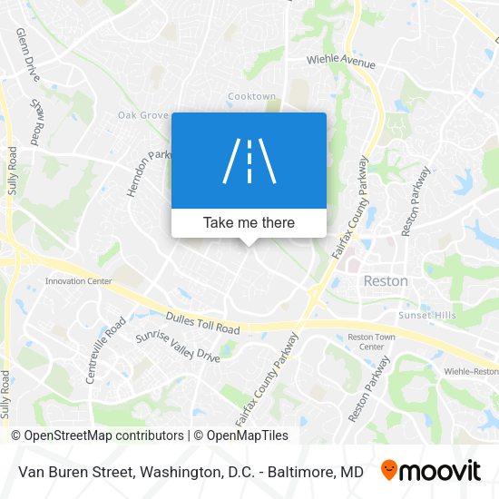 Van Buren Street map