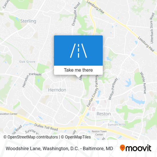 Woodshire Lane map