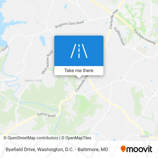Byefield Drive map