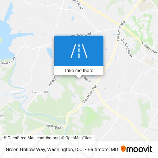 Mapa de Green Hollow Way