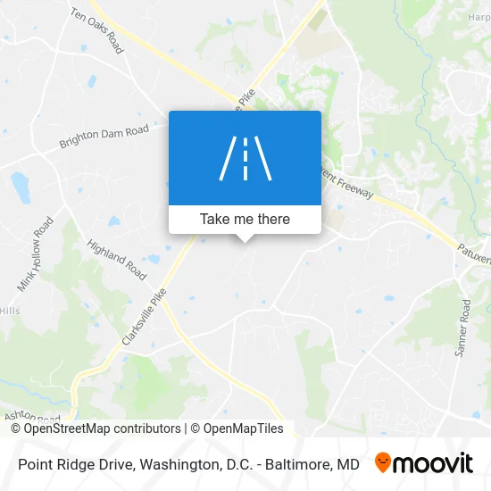 Point Ridge Drive map