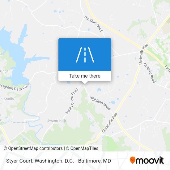 Styer Court map