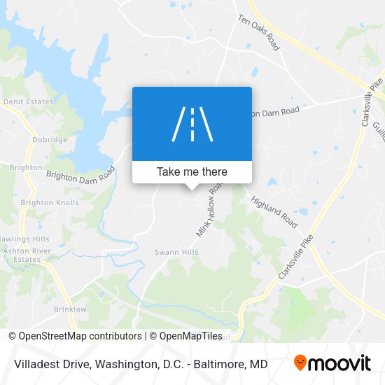 Villadest Drive map