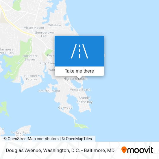 Douglas Avenue map