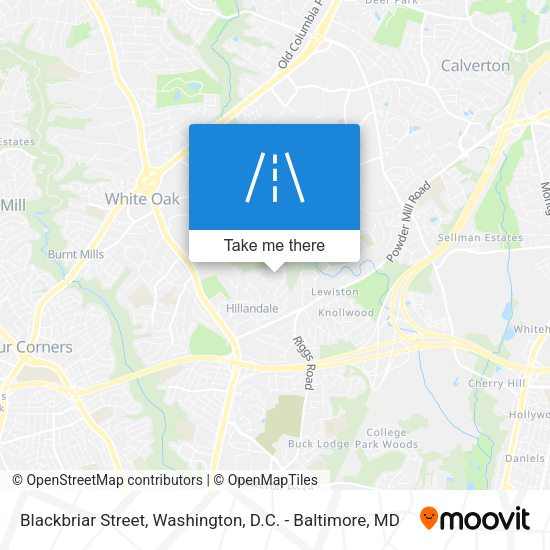 Mapa de Blackbriar Street