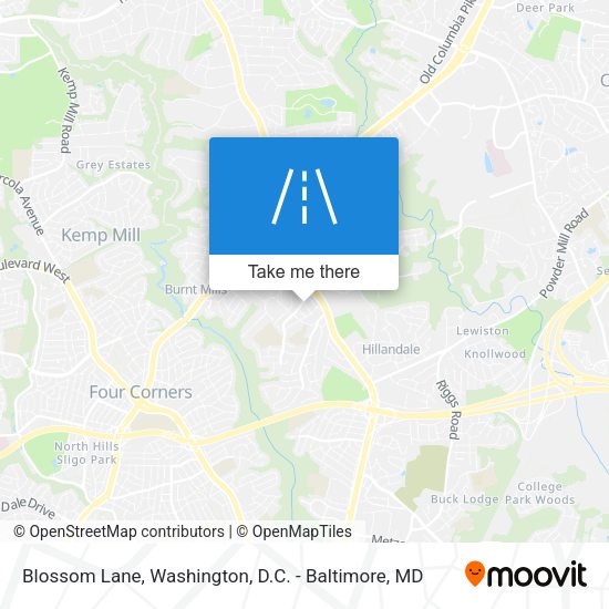 Mapa de Blossom Lane