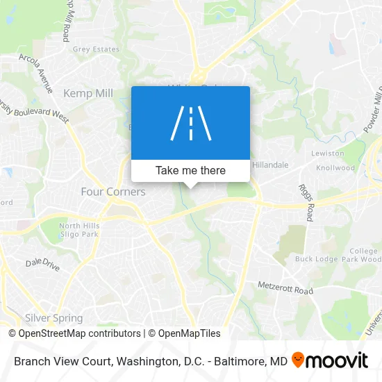 Branch View Court map