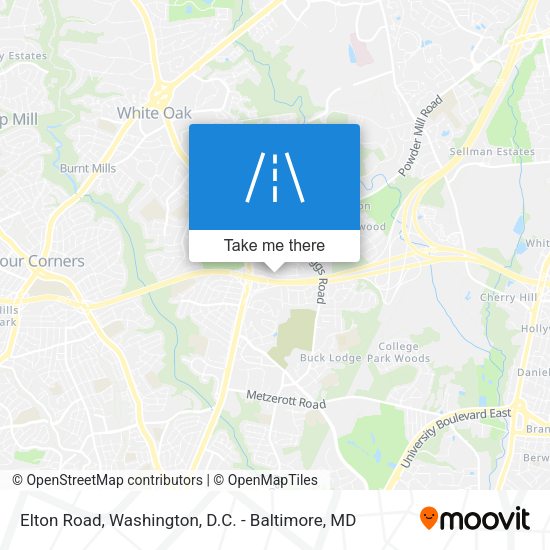 Mapa de Elton Road